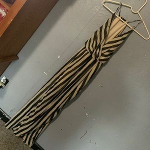 Tan With Black Stripes, Size Small, Used Once